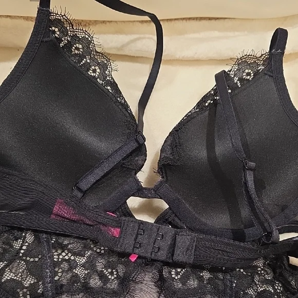 La SENZA Black Lace Baby Doll XS - Picture 9 of 10